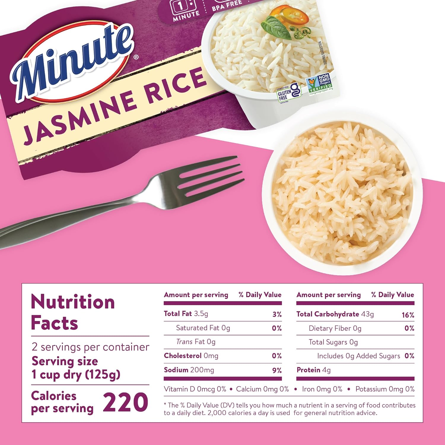 Minute Ready to Serve Jasmine, 2-pack, 8.8 oz - Image 3