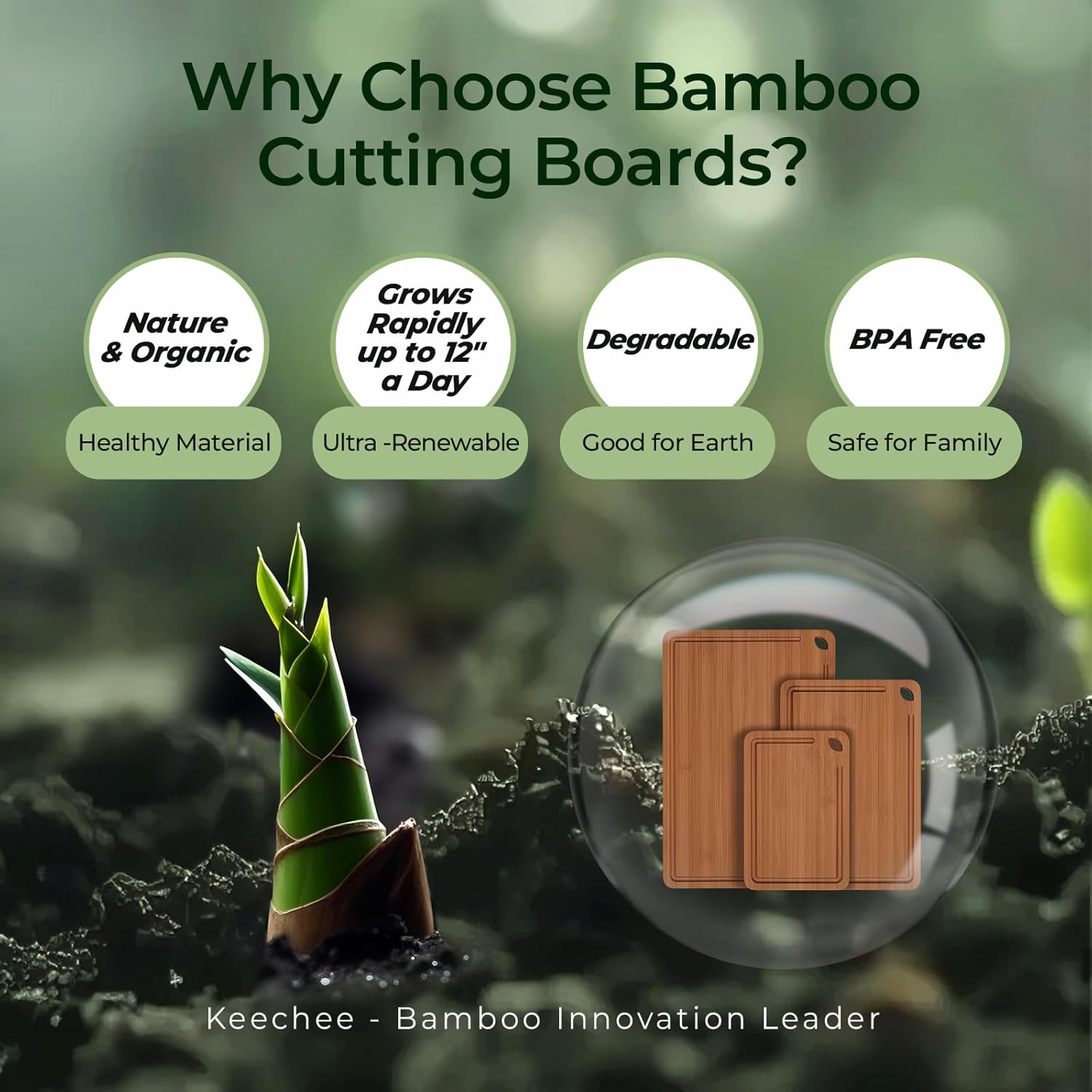 Bamboo Cutting Board for Kitchen - Image 7