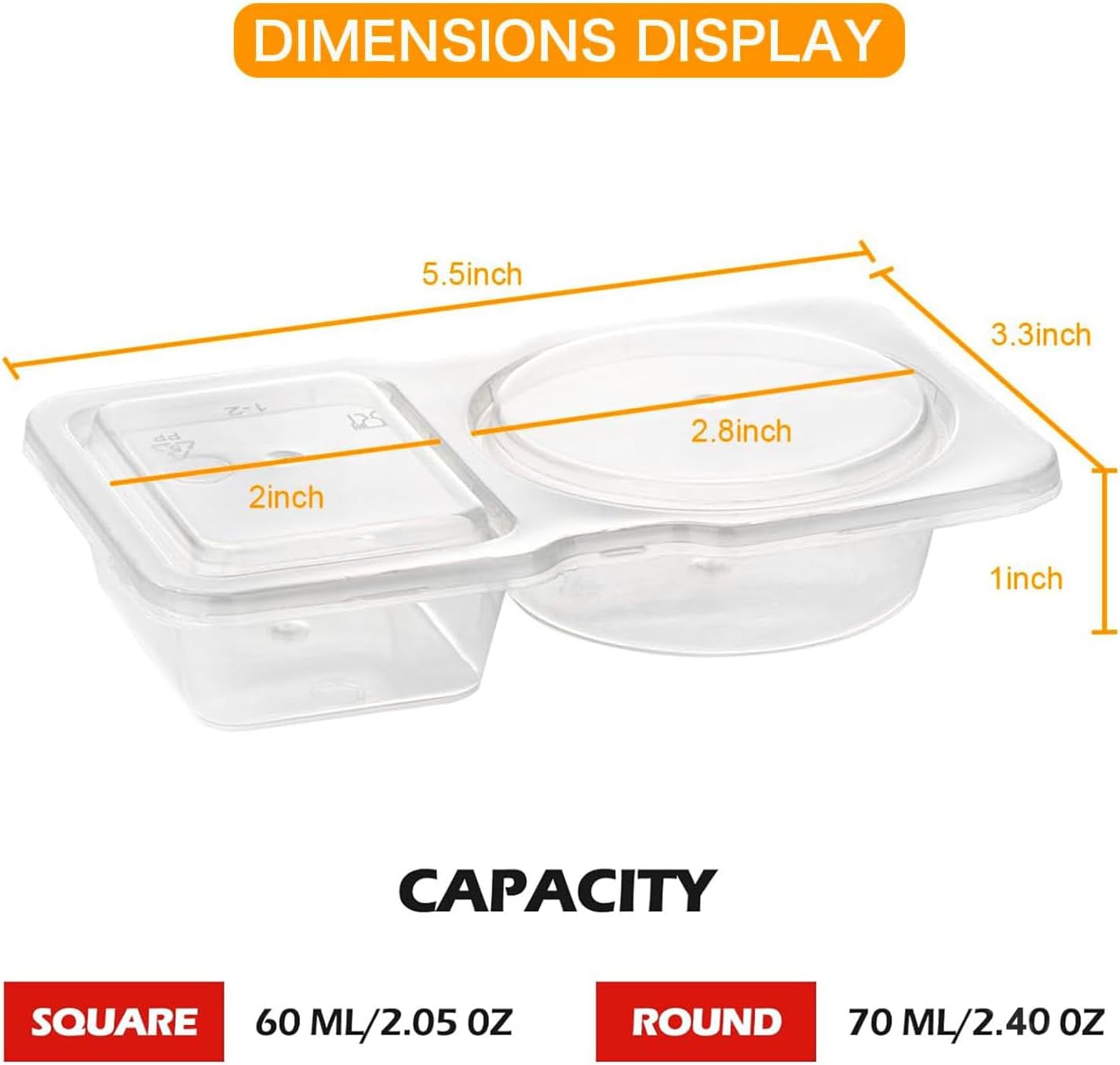 Reusable Snack Containers with Lids for Portion Control - Image 3