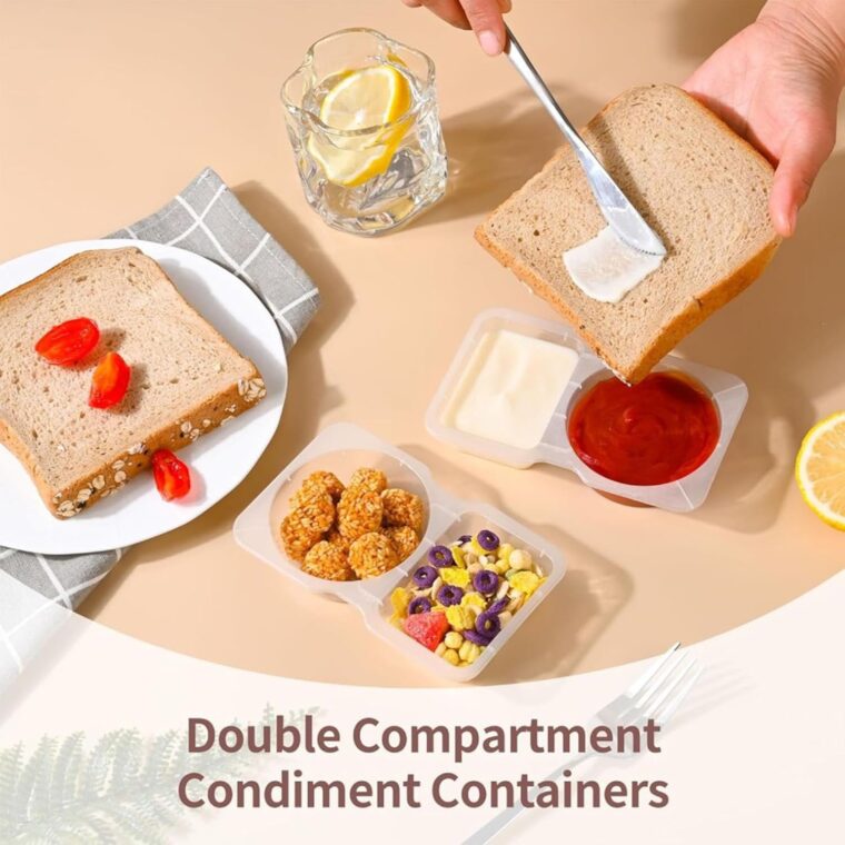 Reusable Snack Containers with Lids for Portion Control - Image 4