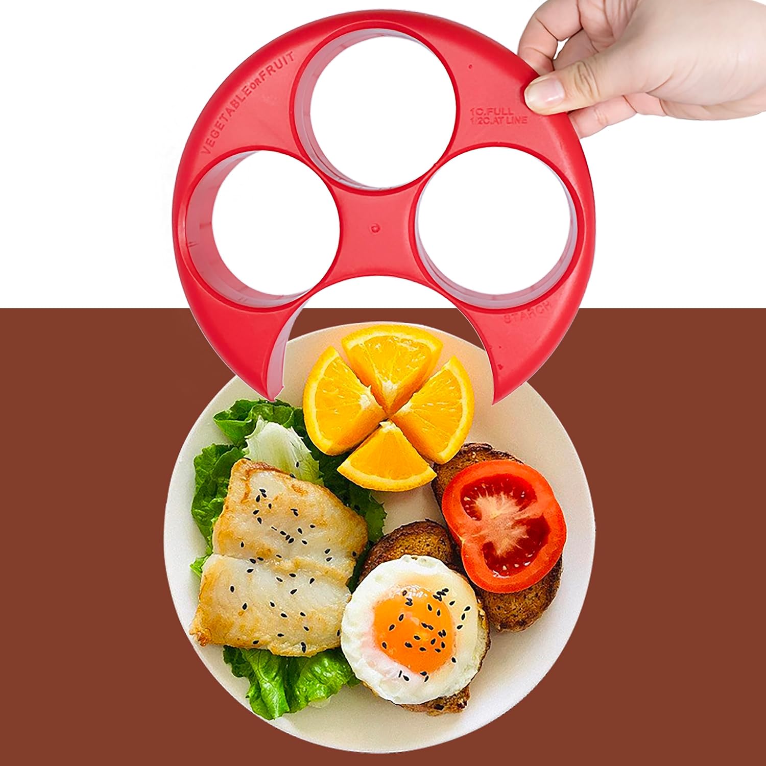 Portable Meal Measure Control Plates - Image 3