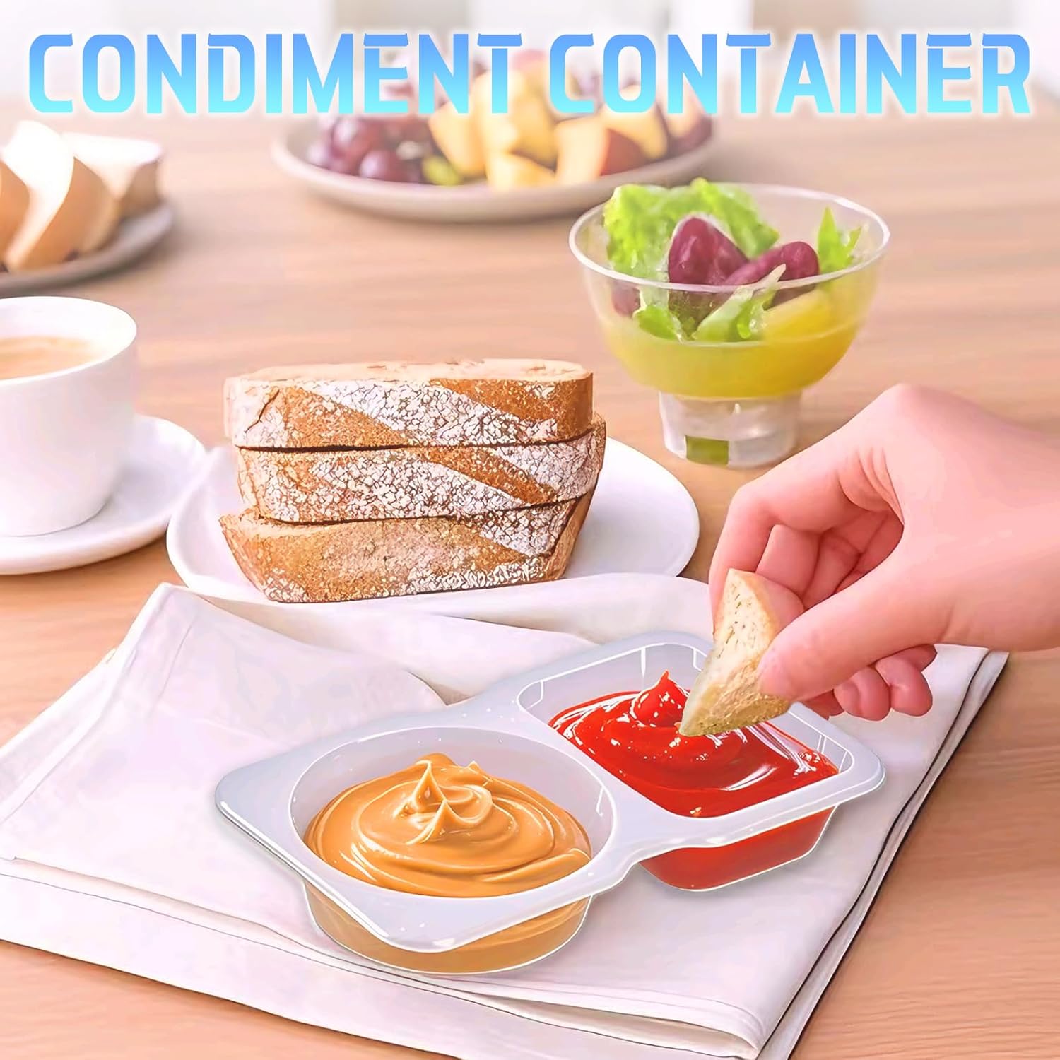 Reusable Small Sauce Dipping Containers - Image 5