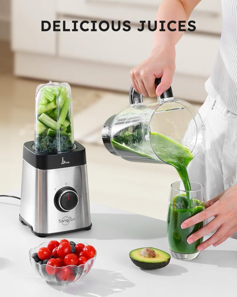 Sangcon 5-in-1 Blender and Food Processor Combo - Image 4