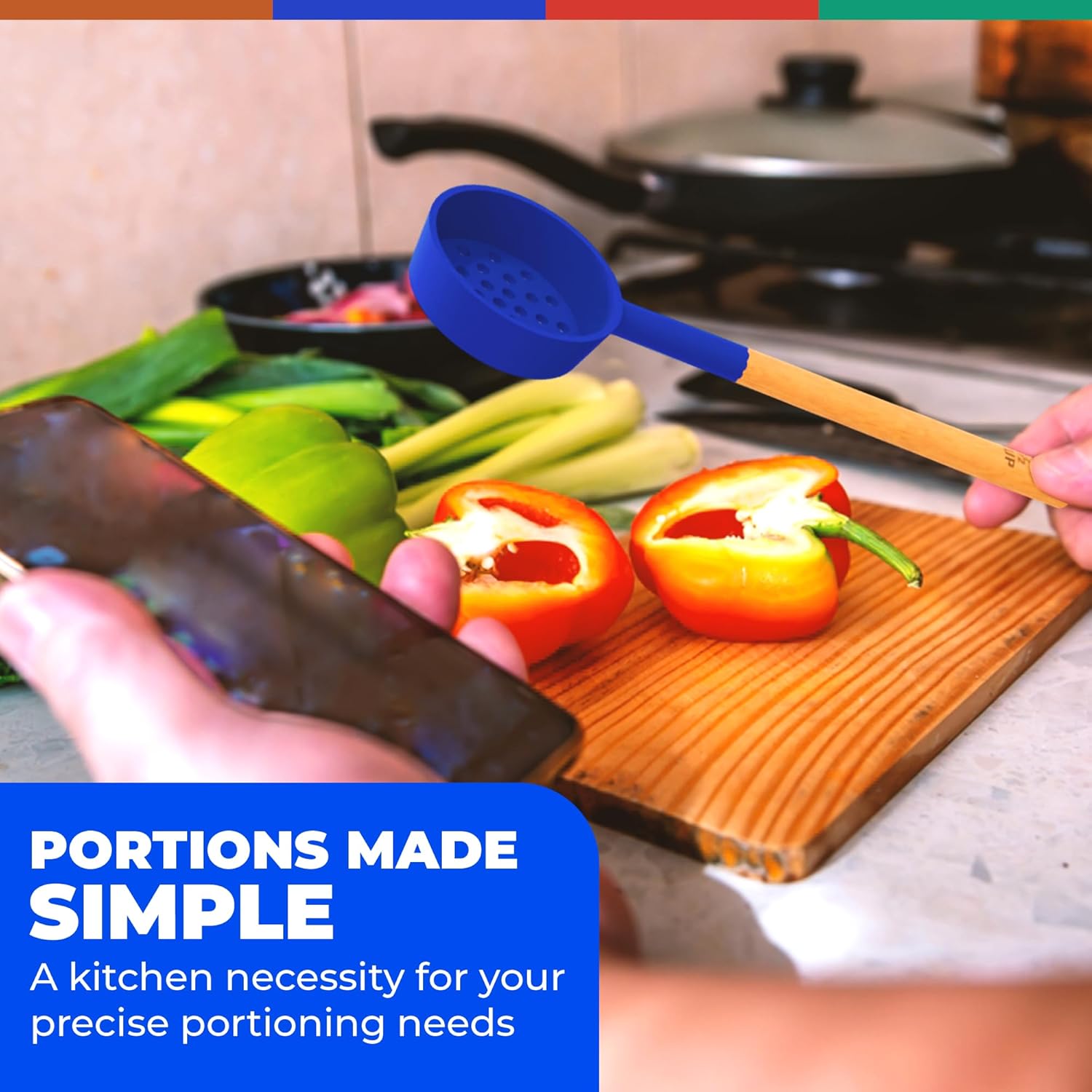Silicone Portion Control Serving Spoons - Image 8
