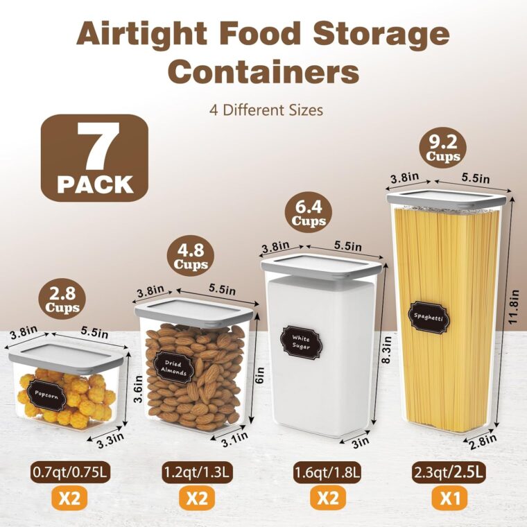 Airtight Food Storage Containers With Lids - Image 3