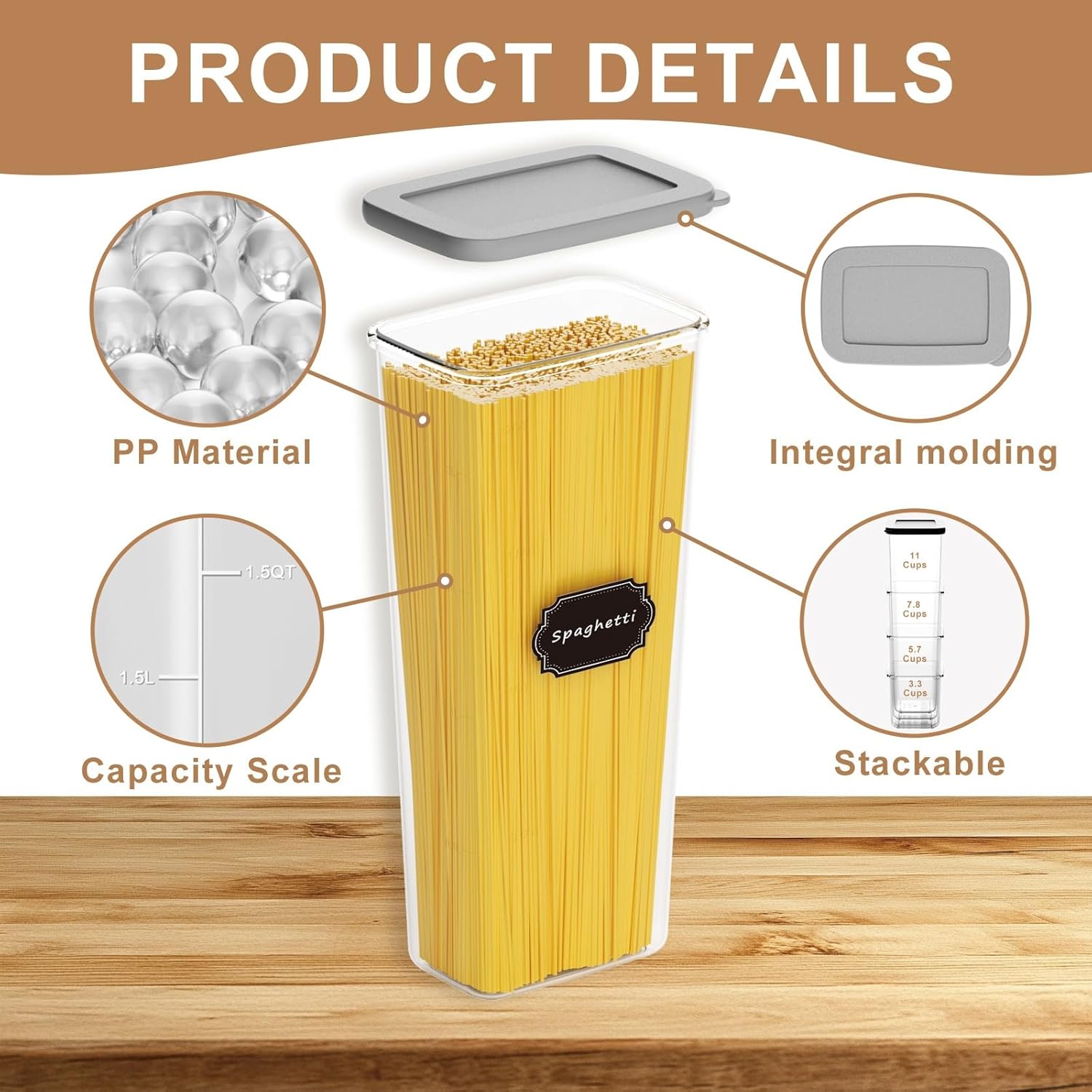 Airtight Food Storage Containers With Lids - Image 5