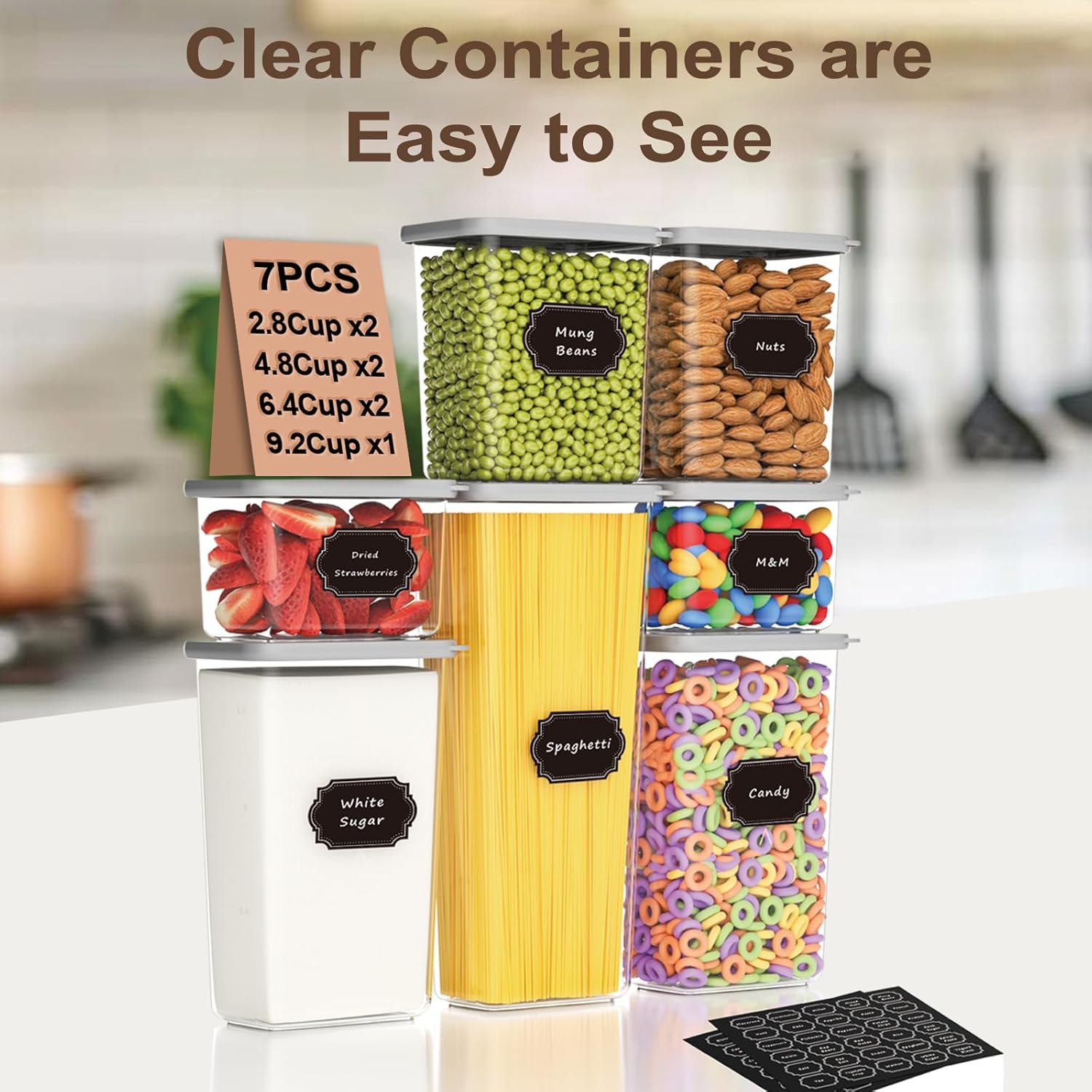 Airtight Food Storage Containers With Lids - Image 6
