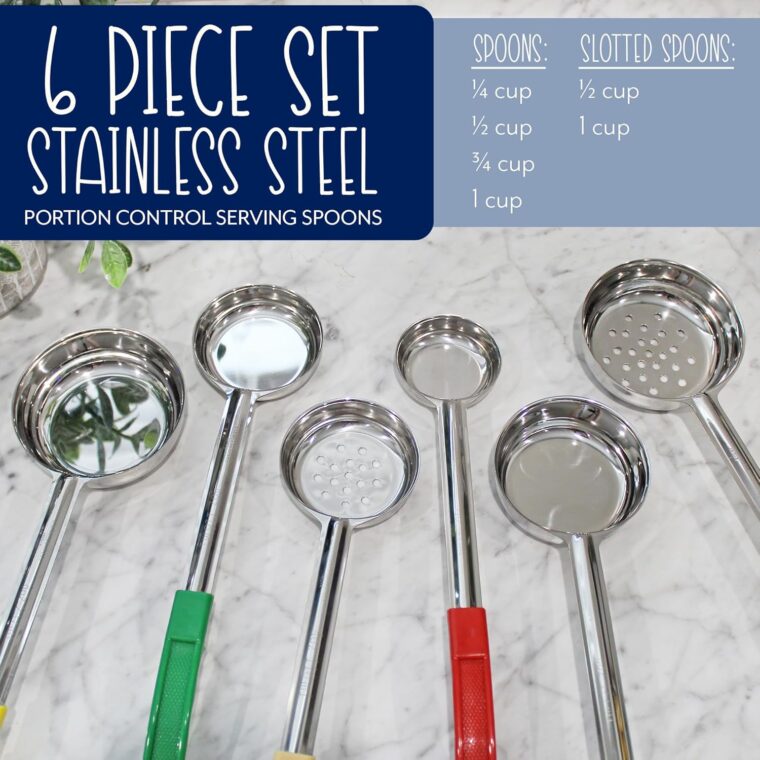 Darware Portion Control Serving Spoons Set - Image 8