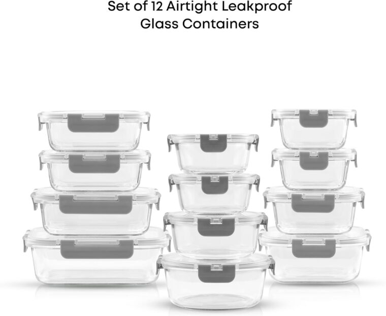 Borosilicate Glass Storage Containers with Lids - Image 10