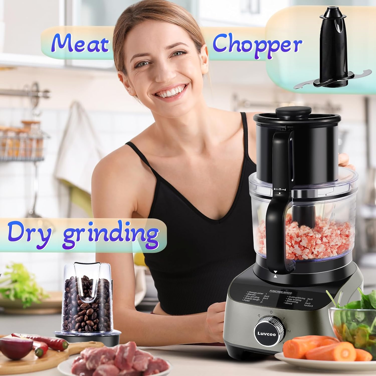 14 Cup Blender and Food Processor Combo - Image 4