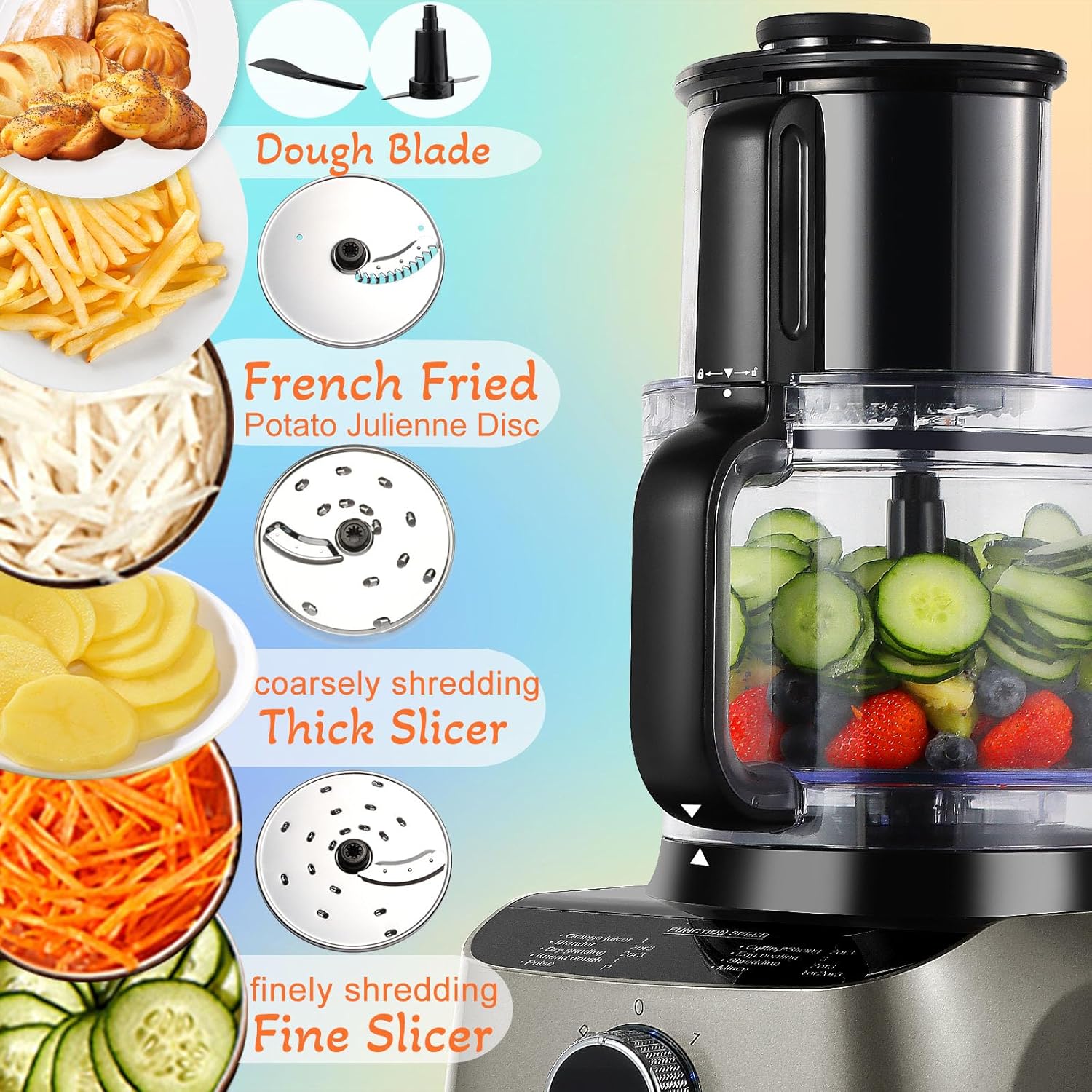 14 Cup Blender and Food Processor Combo - Image 6