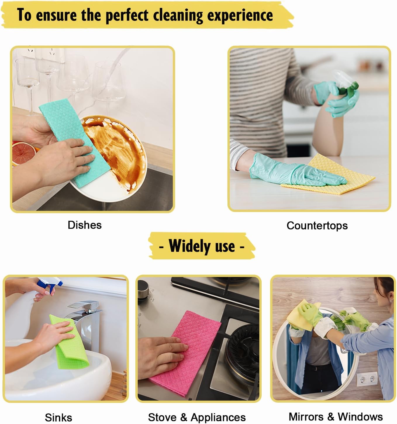 Reusable Kitchen Dishcloths - Image 6