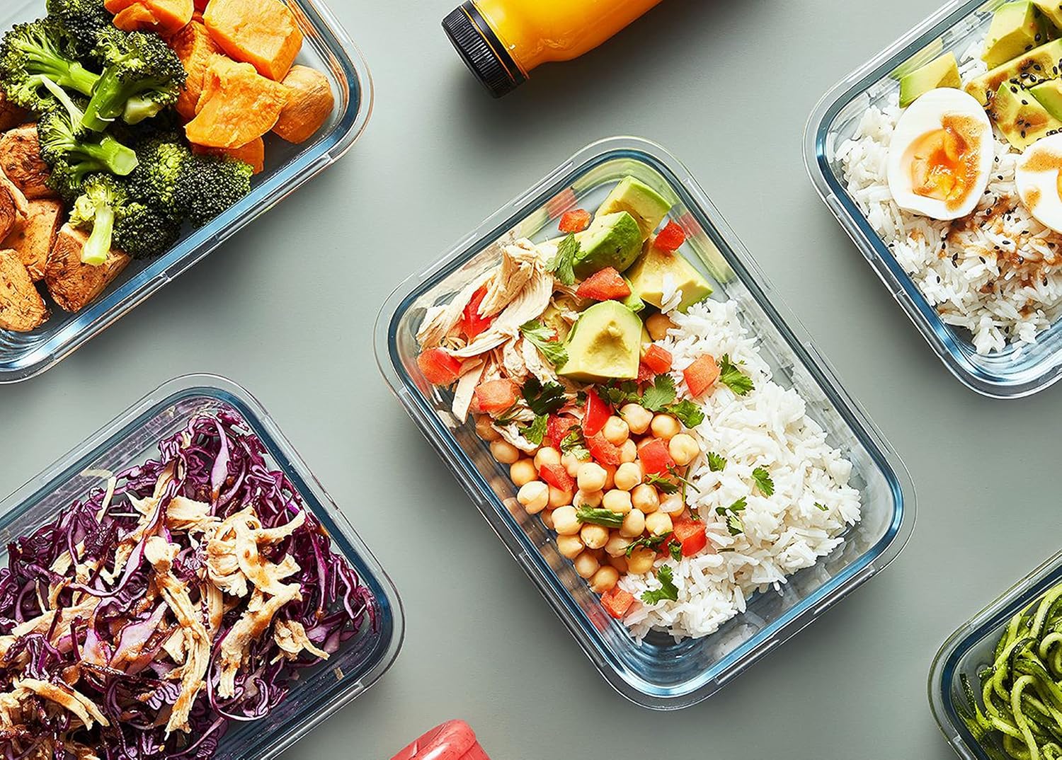 Glass Meal Prep Containers with Lids - Image 7