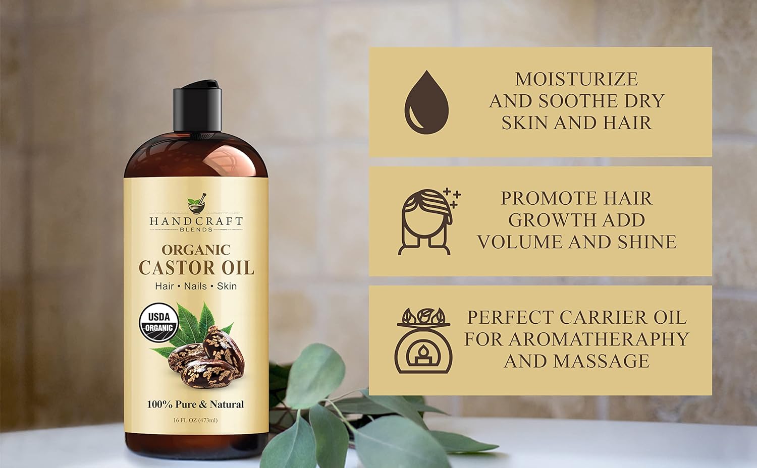 Handcraft Blends Organic Castor Oil - Image 7