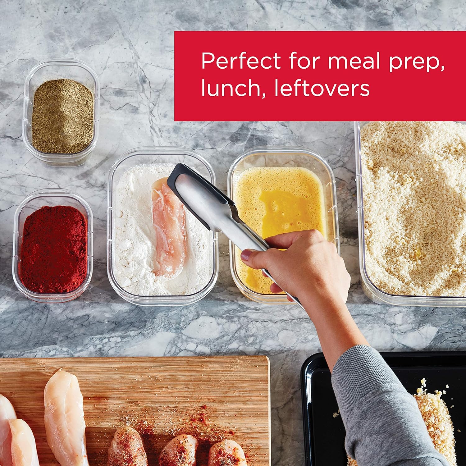 Rubbermaid Brilliance Airtight Food Storage Containers - Image 4