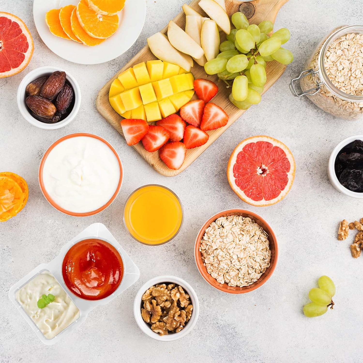 Double Compartment Condiment Containers with Lids - Image 8