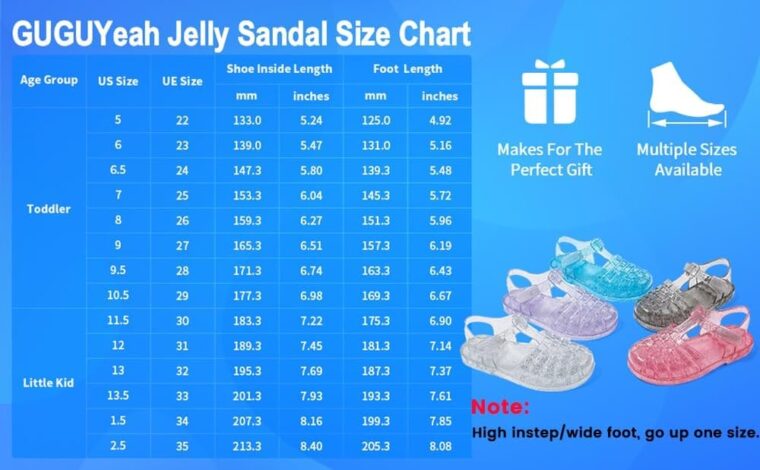 GUGUYeah Jelly Sandals for Girls - Image 7