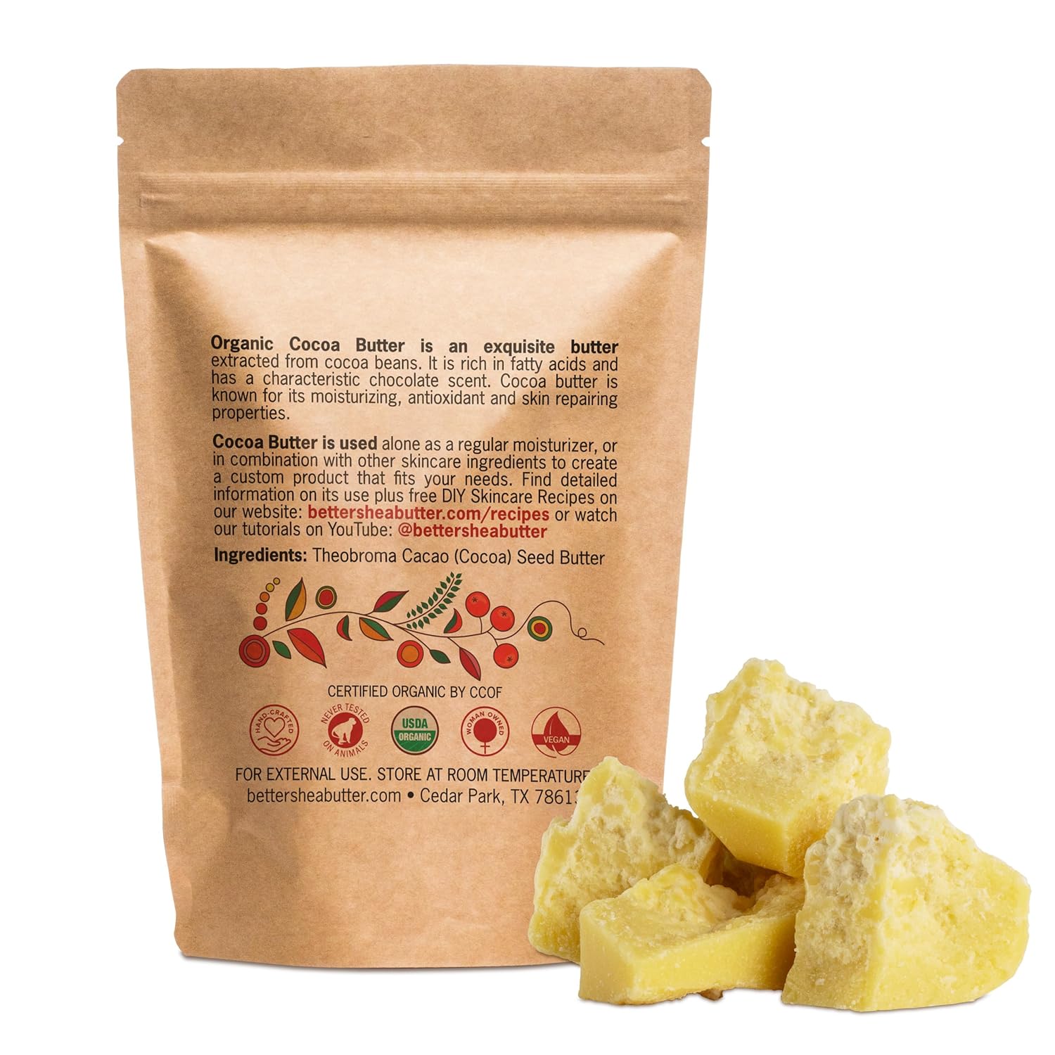 Organic Cocoa Butter for Skin Moisturizer - Image 3