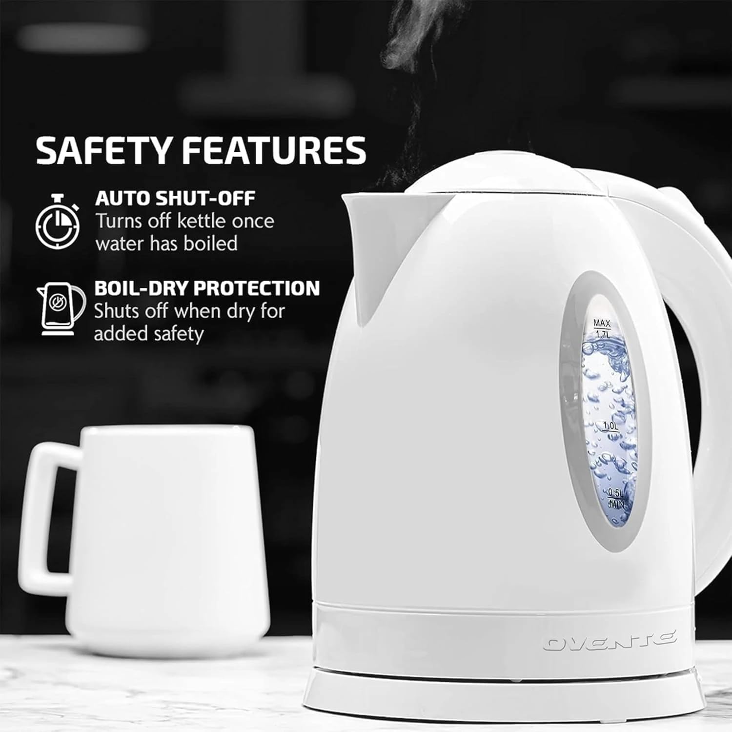 OVENTE Electric Kettle - Image 3