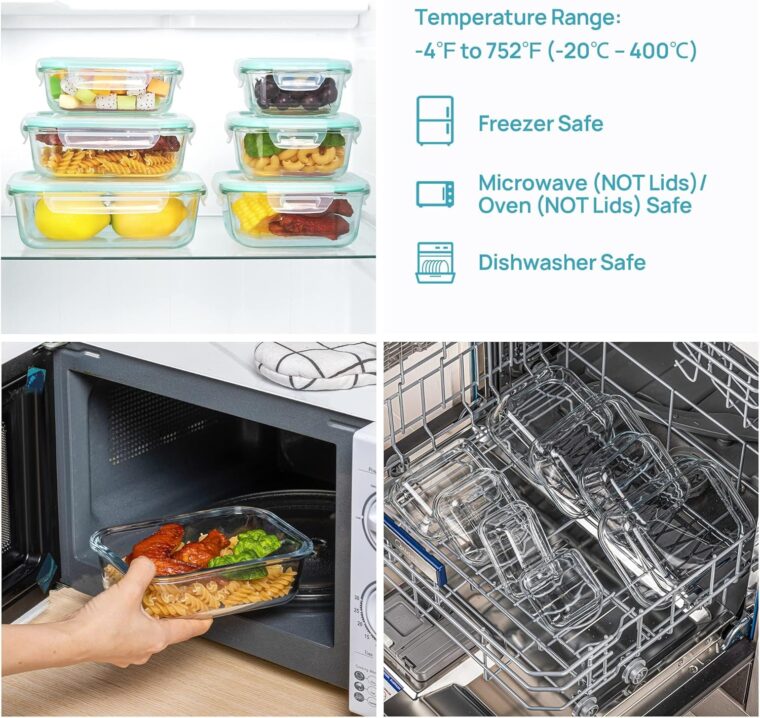 Glass Food Storage Containers with Airtight Lids - Image 5