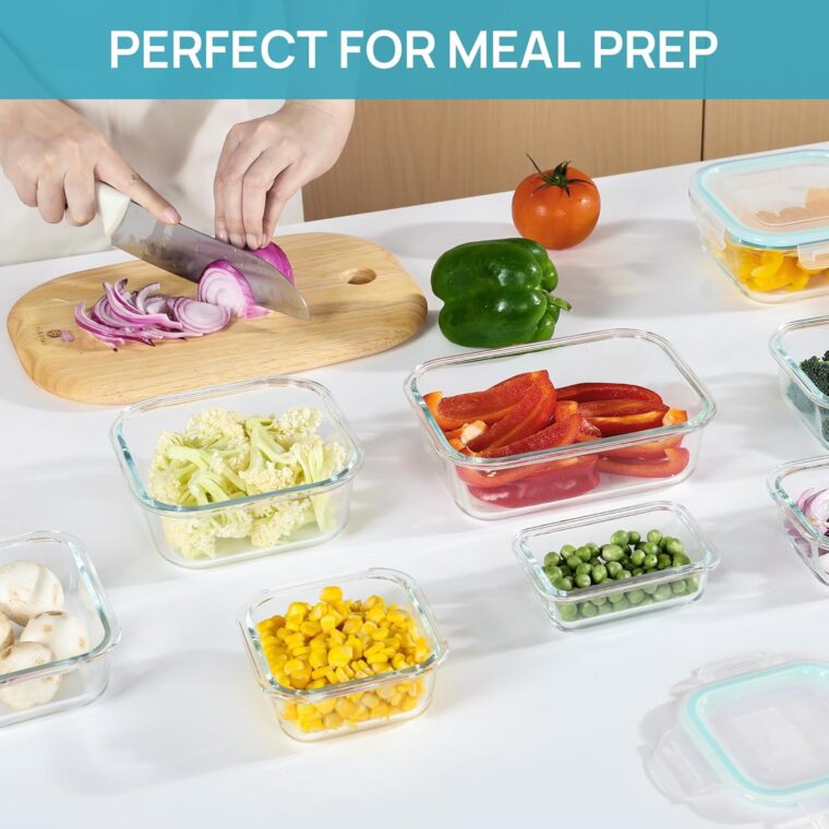 Glass Food Storage Containers with Airtight Lids - Image 6