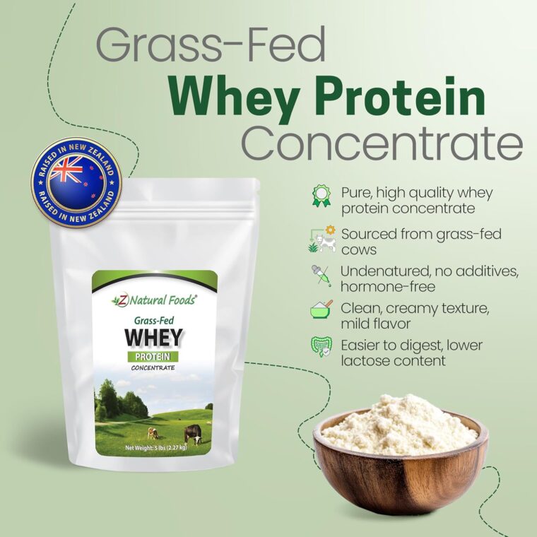 Z Natural Foods Grass-Fed Whey Protein Concentrate - Image 4
