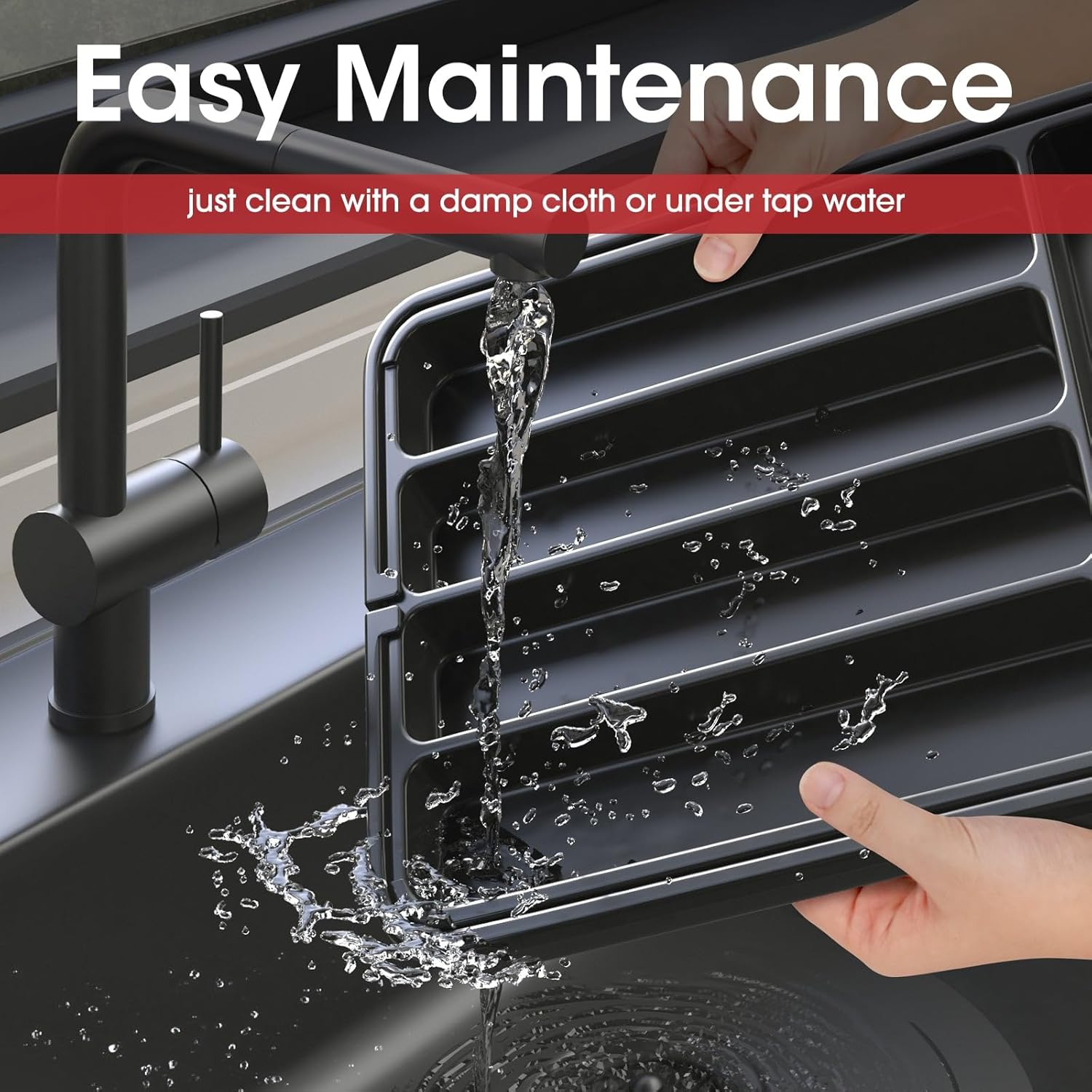 Aujen Expandable Kitchen Drawer Organizer - Image 7