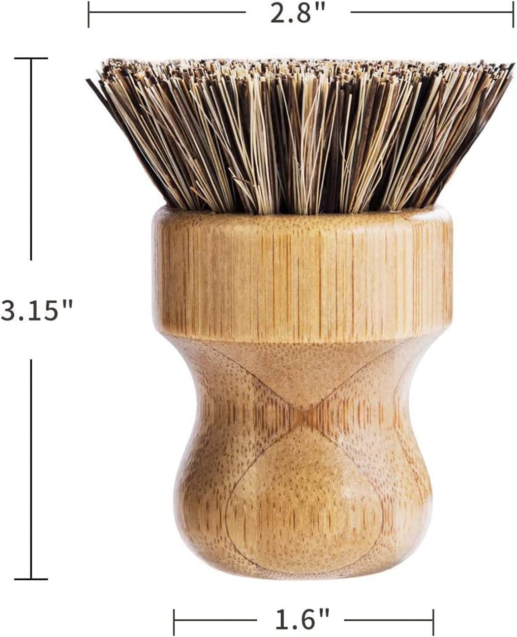 Bamboo Mini Dish Brush Set - Image 4