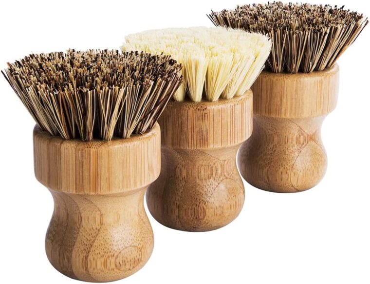 Bamboo Mini Dish Brush Set - Image 5