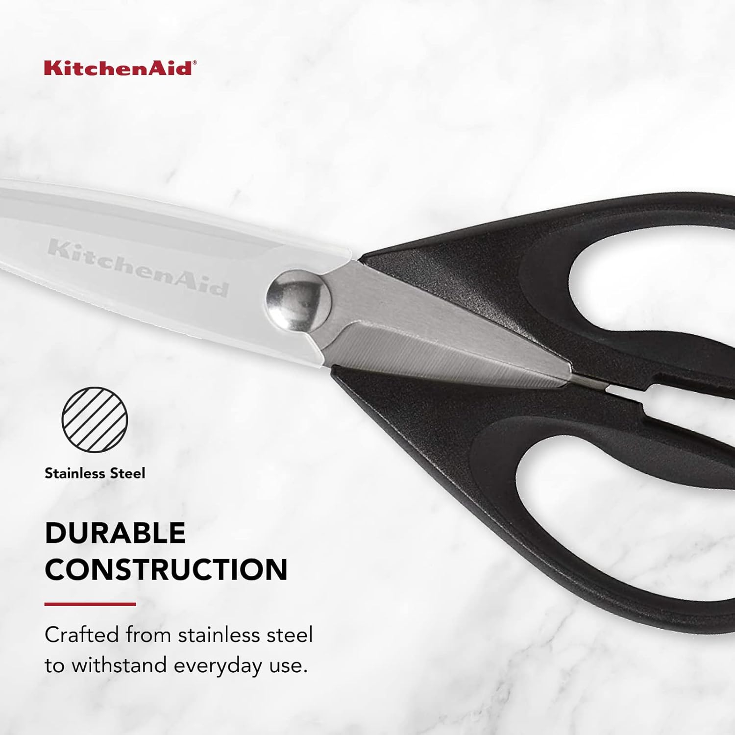 KitchenAid Stainless Steel Kitchen Shears - Image 4