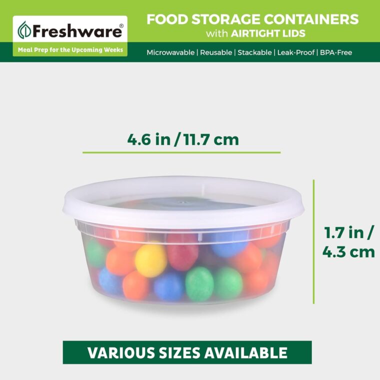 Freshware 50 Piece Food Storage Container Set - Image 4