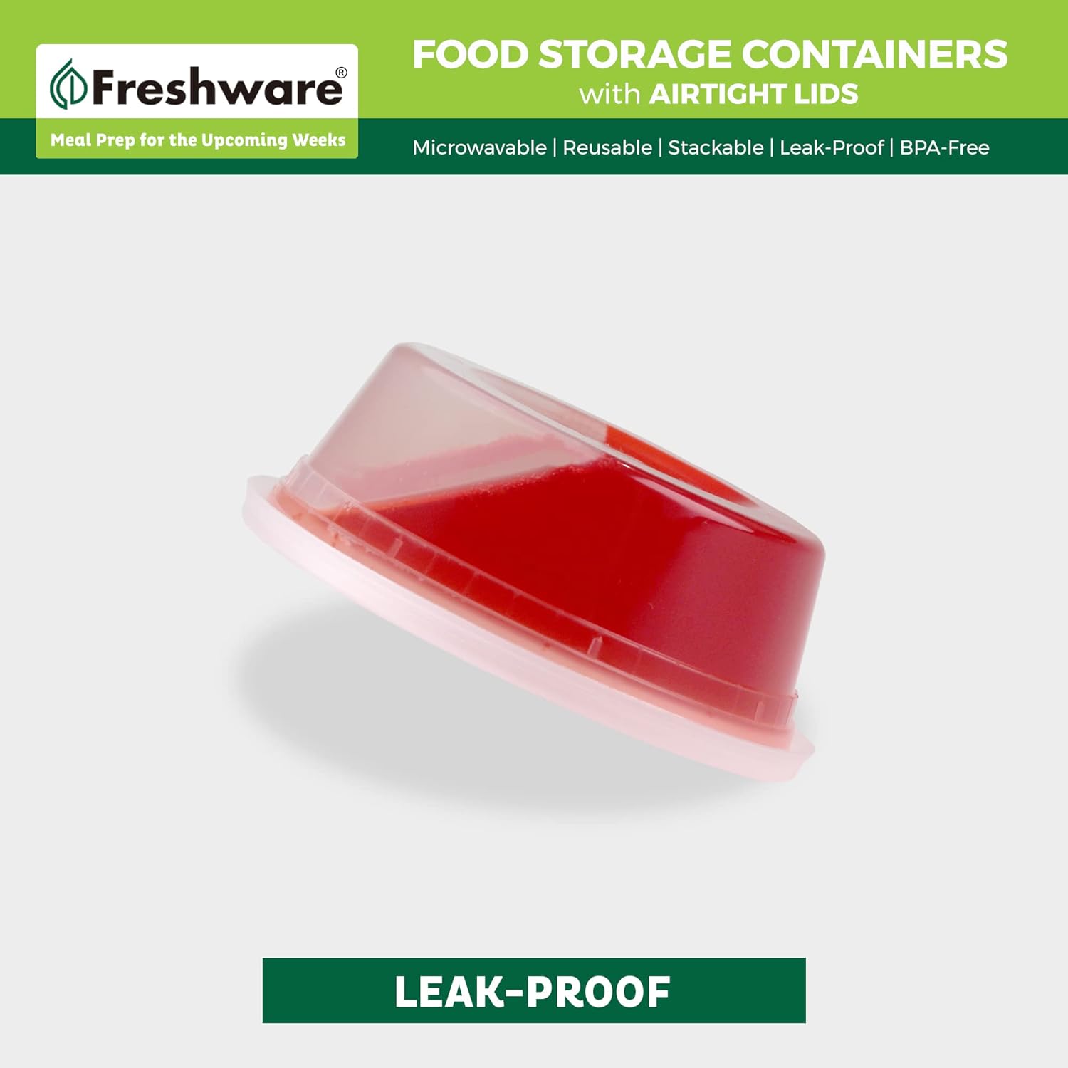 Freshware 50 Piece Food Storage Container Set - Image 5