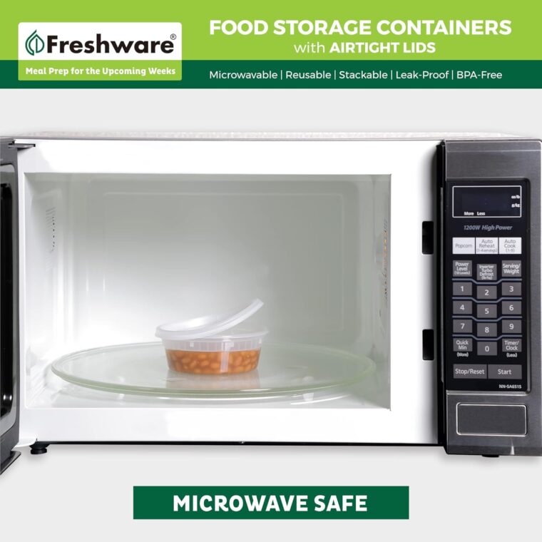 Freshware 50 Piece Food Storage Container Set - Image 6