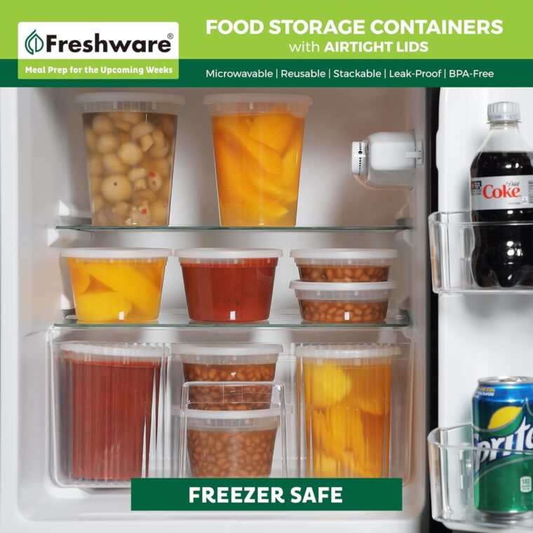 Freshware 50 Piece Food Storage Container Set - Image 8
