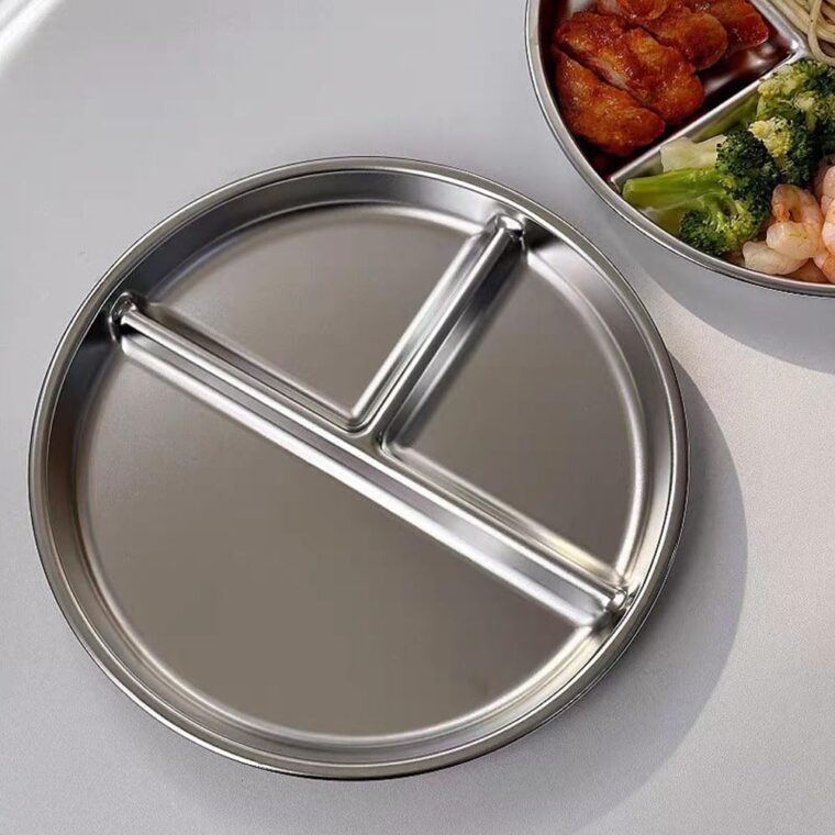 Stainless Steel Portion Control Plates - Image 8