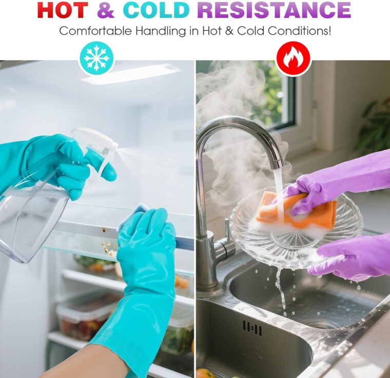 Elgood Reusable Dishwashing Gloves - Image 5
