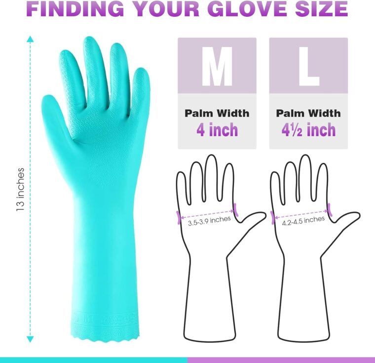 Elgood Reusable Dishwashing Gloves - Image 6