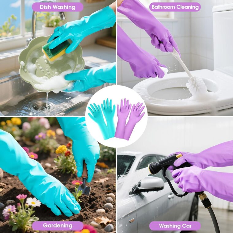 Elgood Reusable Dishwashing Gloves - Image 7
