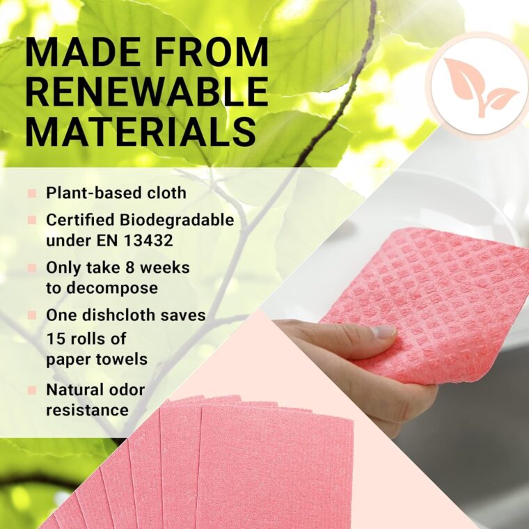 Eco-Friendly Cellulose Sponge Cloths - Image 3
