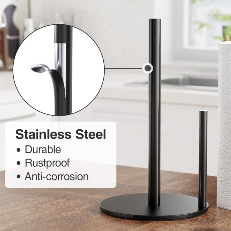 Premium Stainless Steel Kitchen Roll Dispenser - Image 4