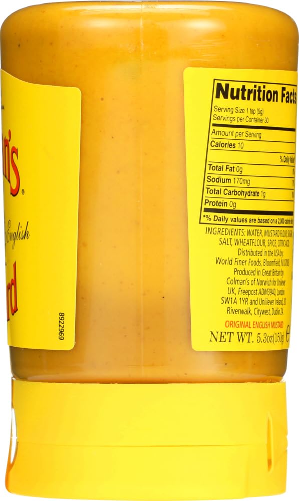 Colman's Squeezy Mustard 5.3oz - Image 5