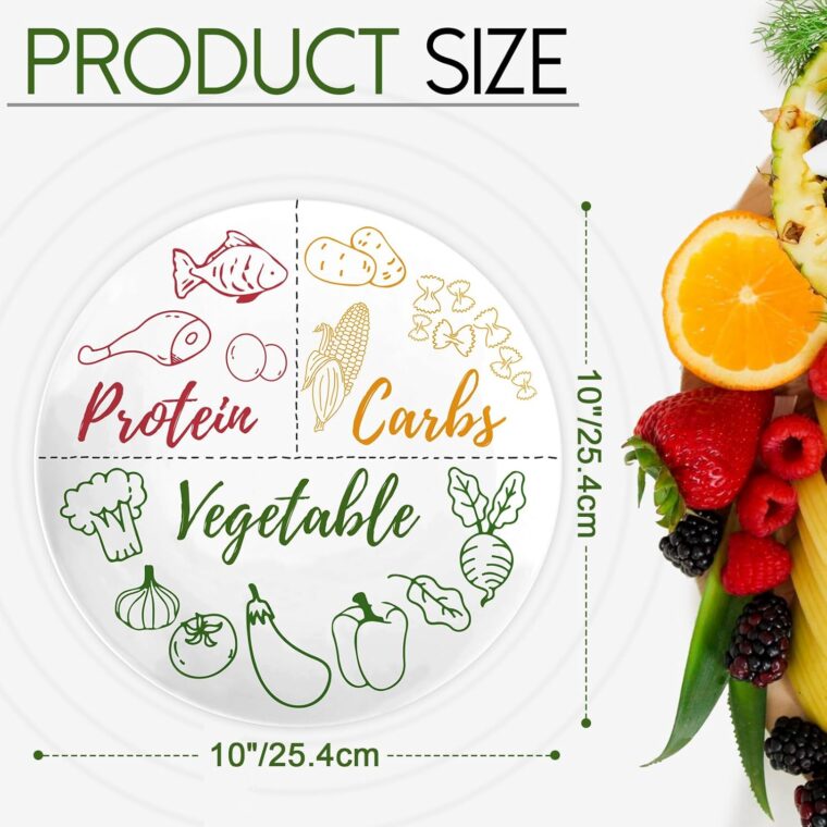 Portion Control Dinner Plate - Image 3