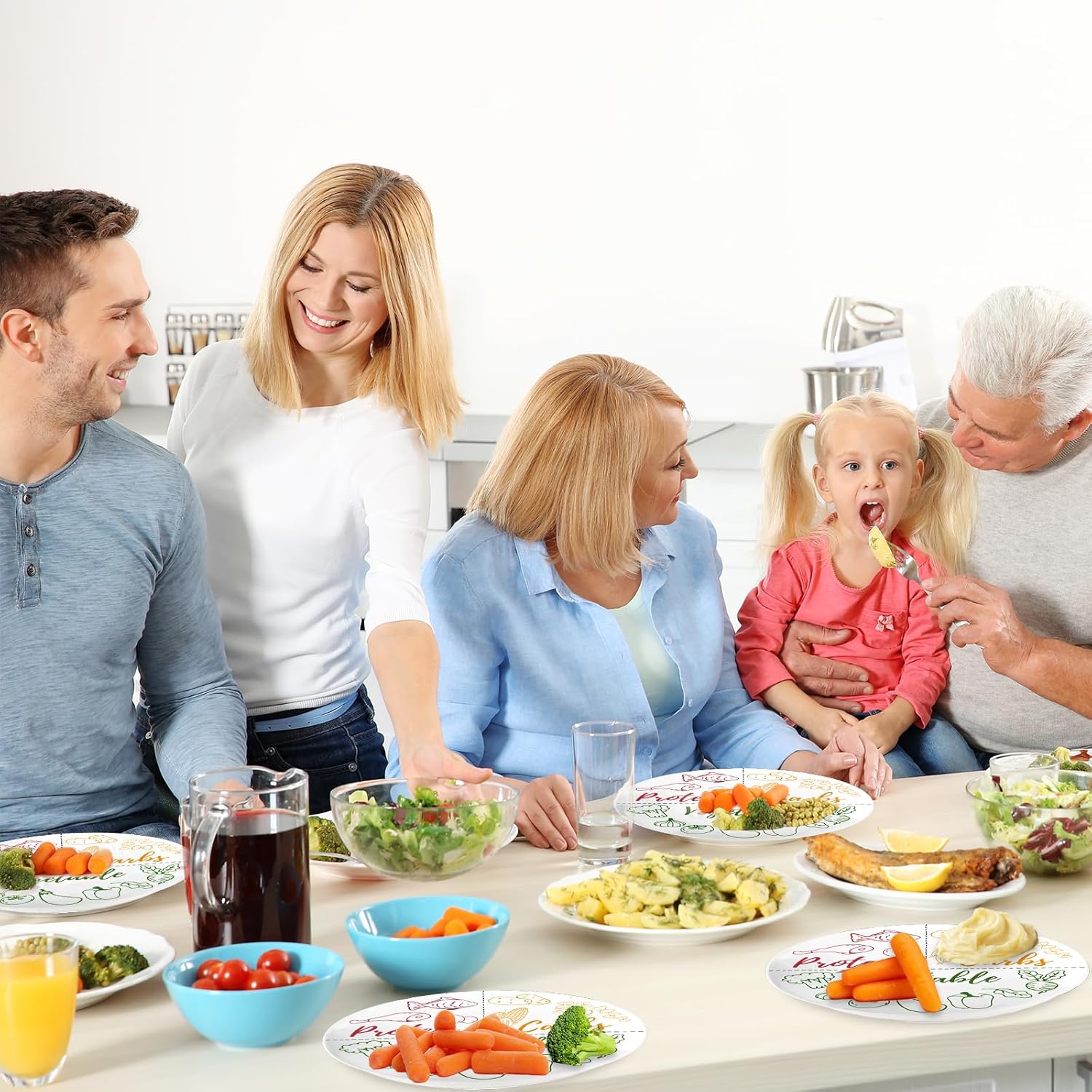 Portion Control Dinner Plate - Image 8