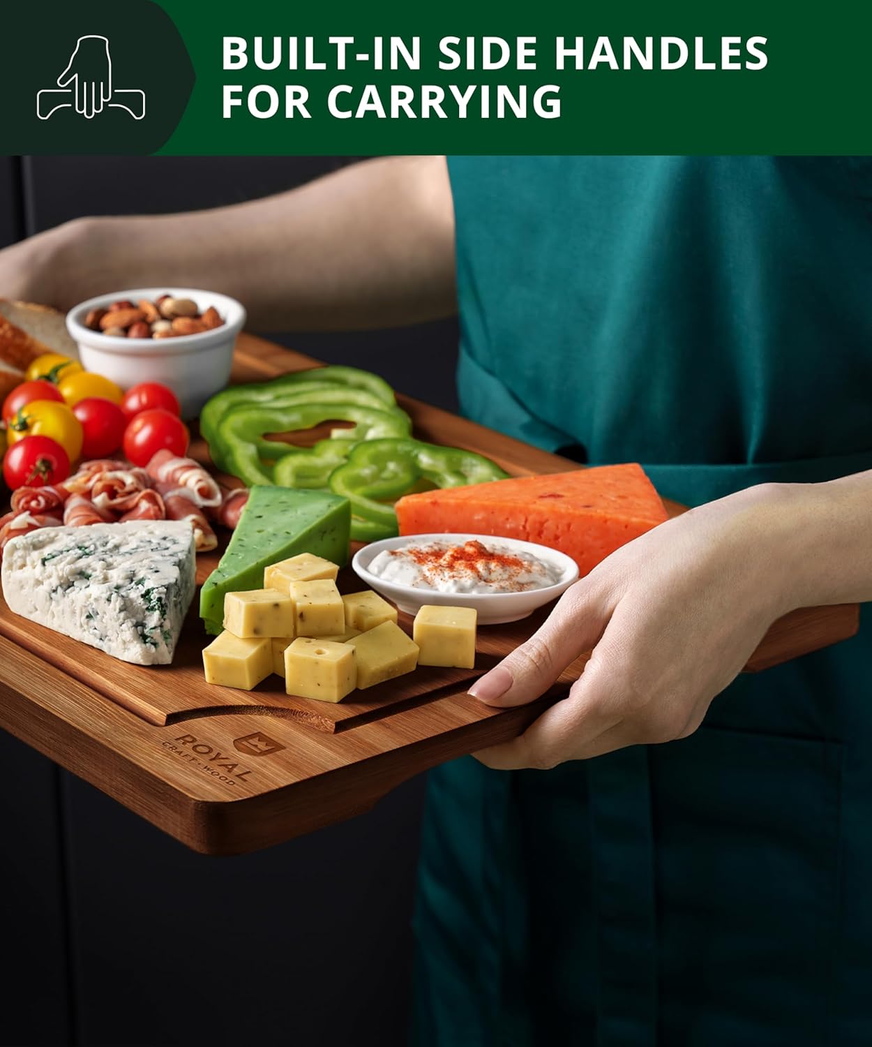 ROYAL CRAFT WOOD Wooden Cutting Boards Set - Image 7