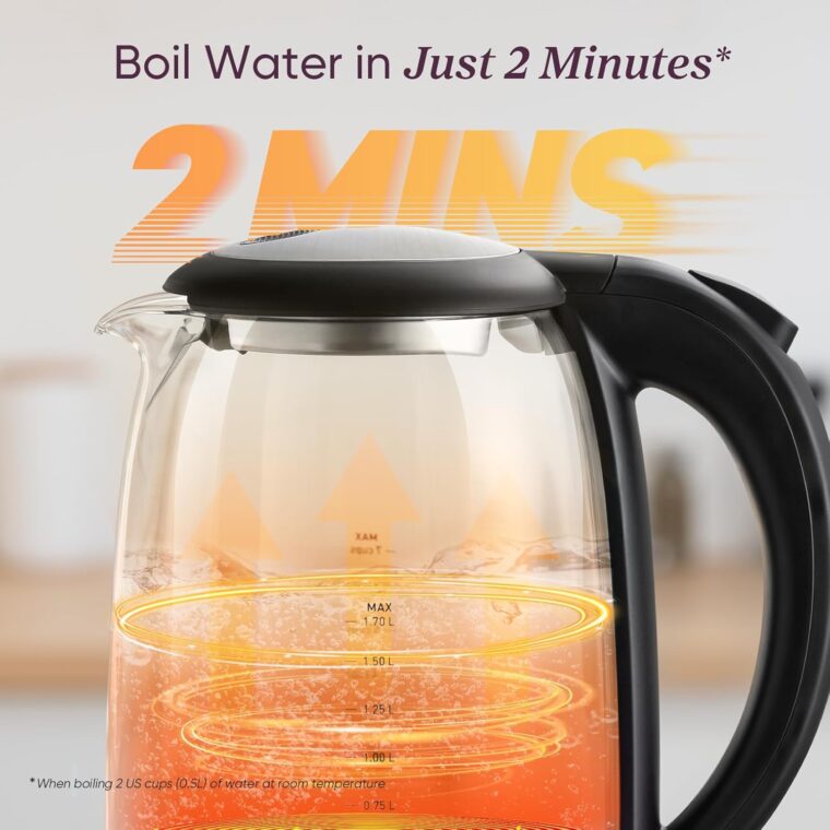 Cosori Electric Kettle 1.7L Tea Kettle & Hot Water Boiler - Image 5