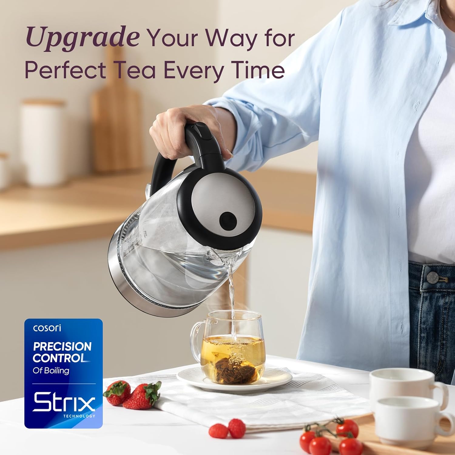 Cosori Electric Kettle 1.7L Tea Kettle & Hot Water Boiler - Image 6