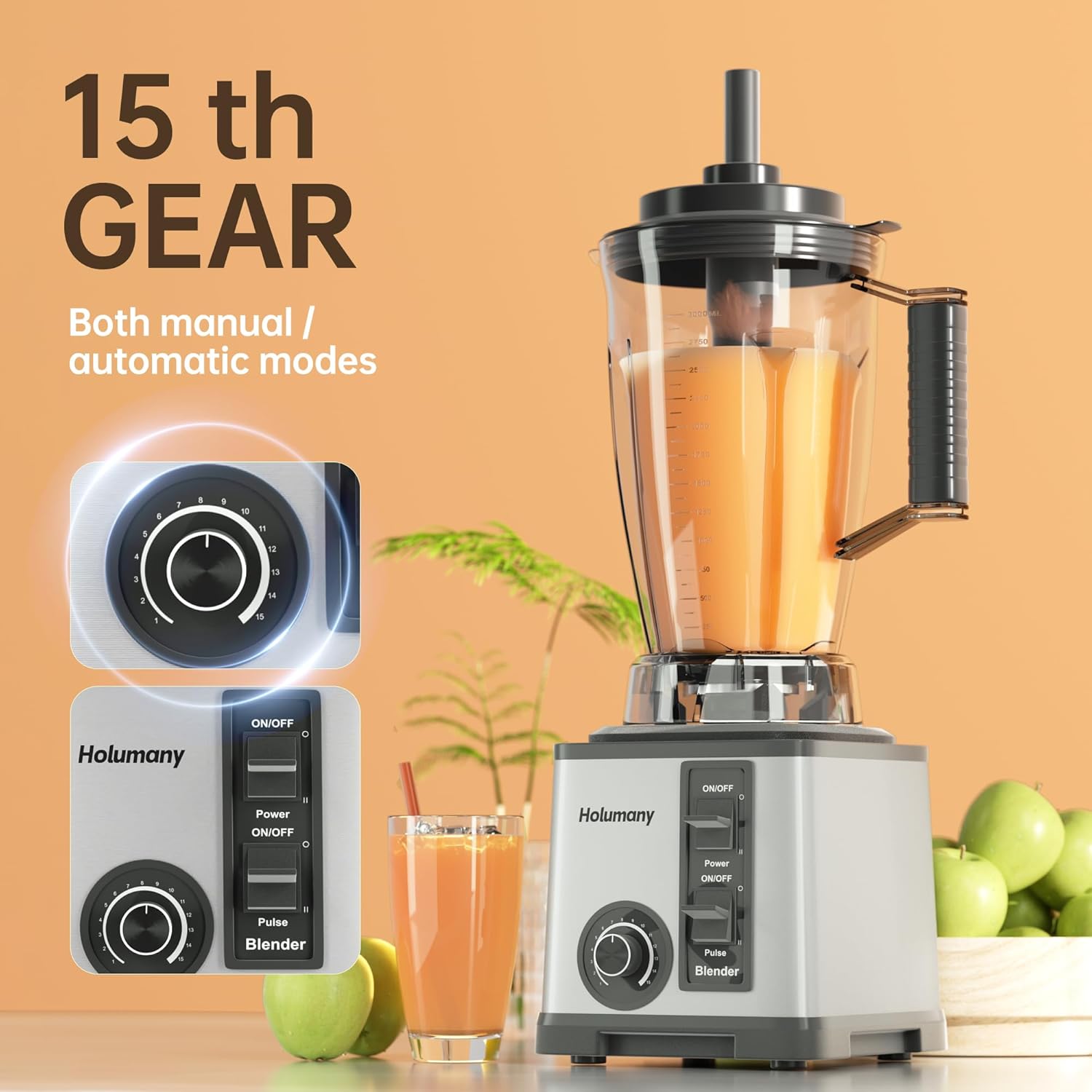 1200W Countertop Blender and Food Processor Combo - Image 5