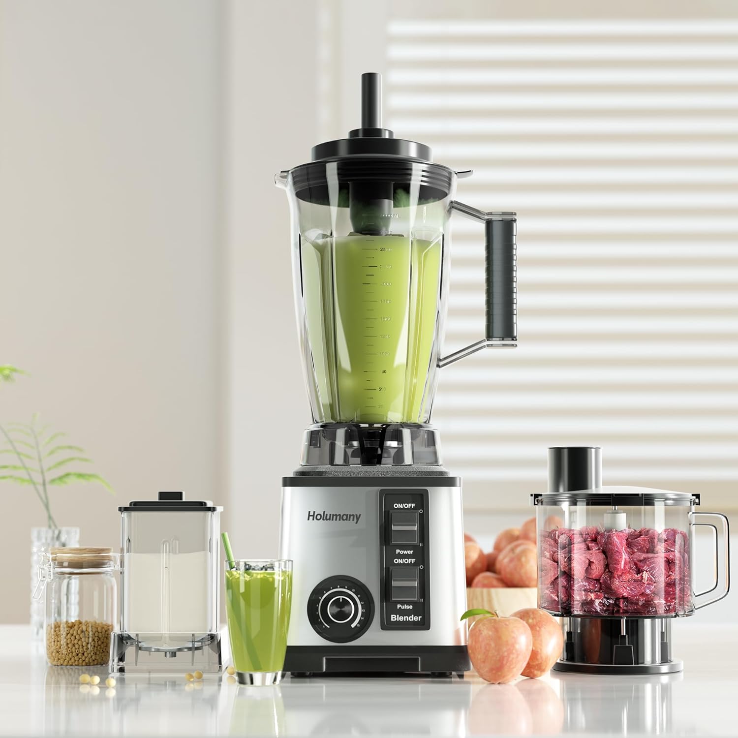 1200W Countertop Blender and Food Processor Combo - Image 6