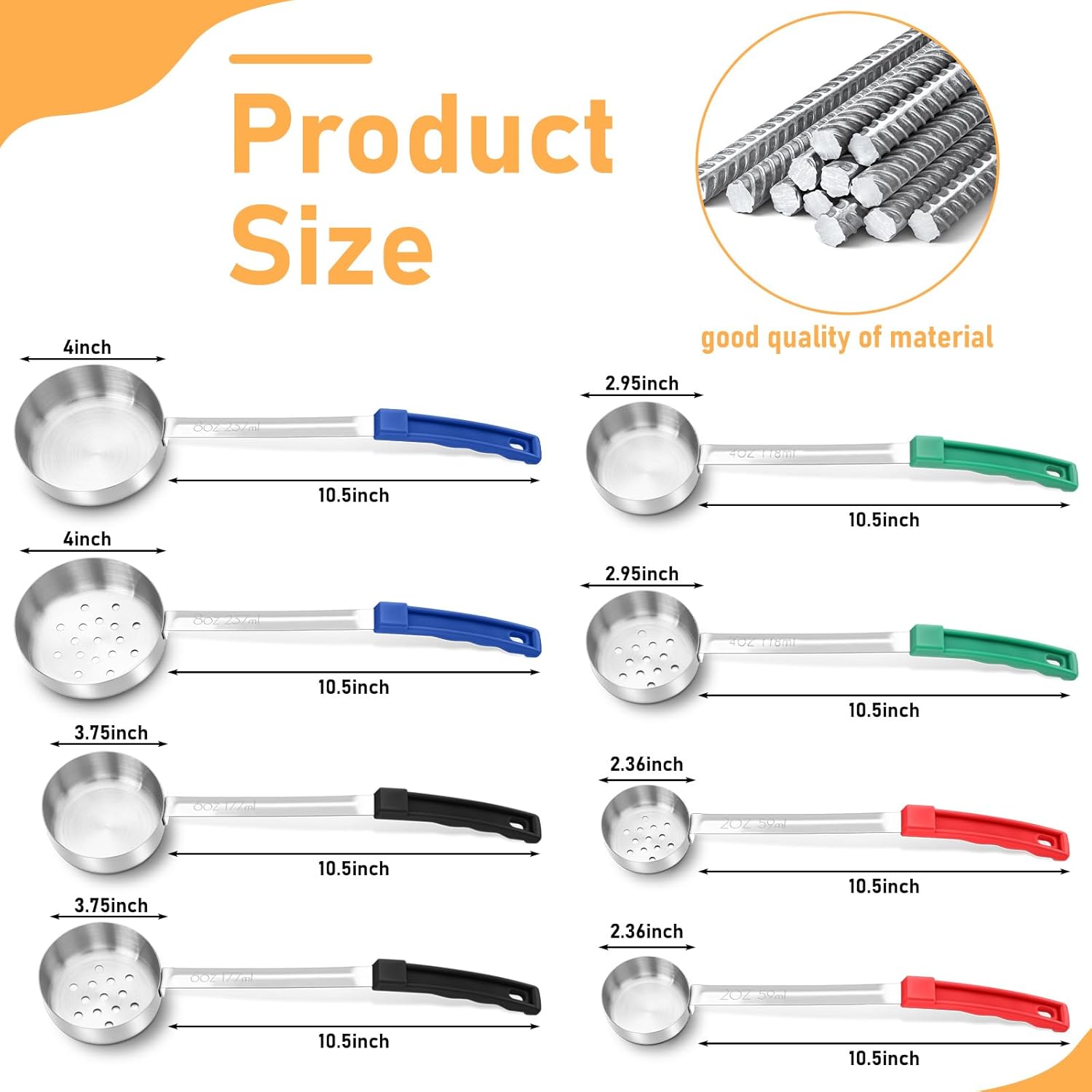 Portion Control Serving Spoons - Image 3