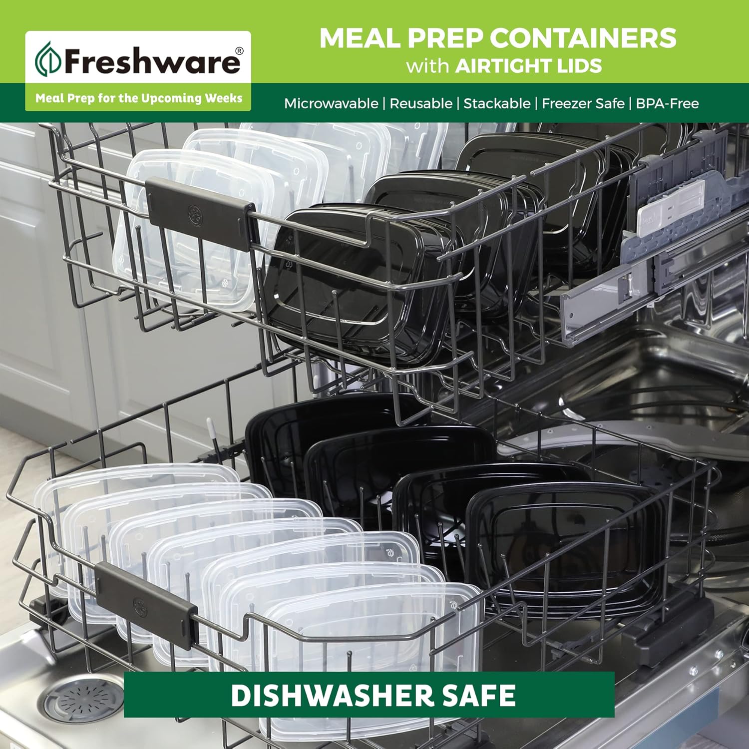 Freshware 50 Pack Meal Prep Containers - Image 8